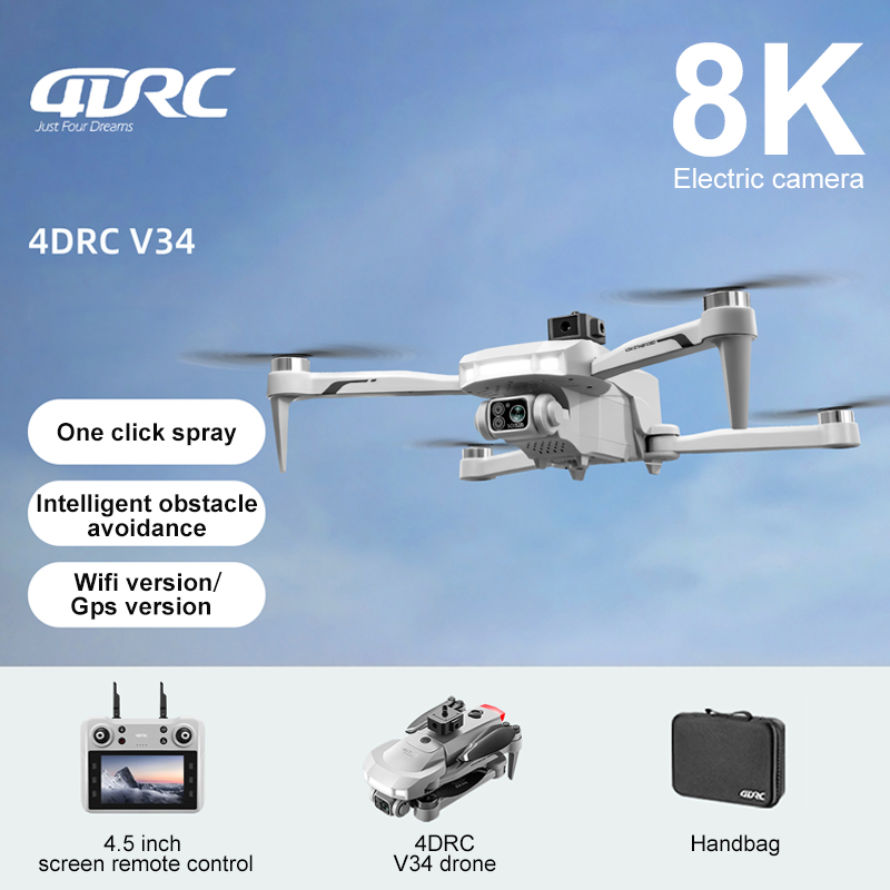 Drone Aerial Photography - 2025 New V34 Drone 8K Camera