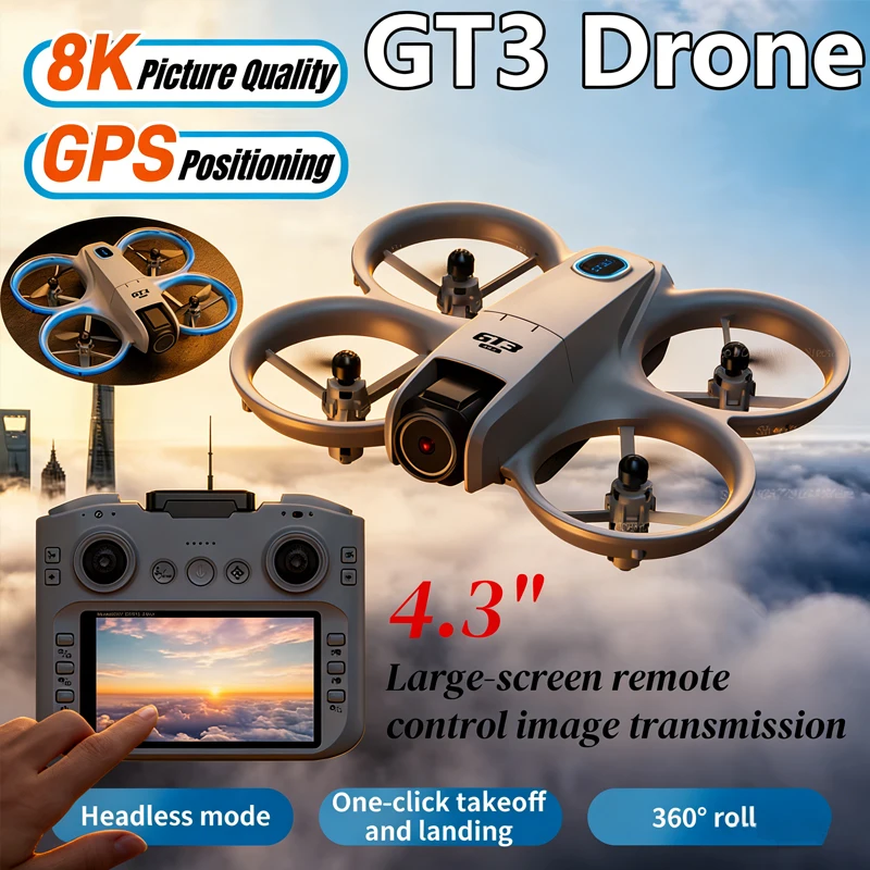 Hot 2026 GT3 MAX Drone 8K HD 4 - Drone Video Production 评论和价格