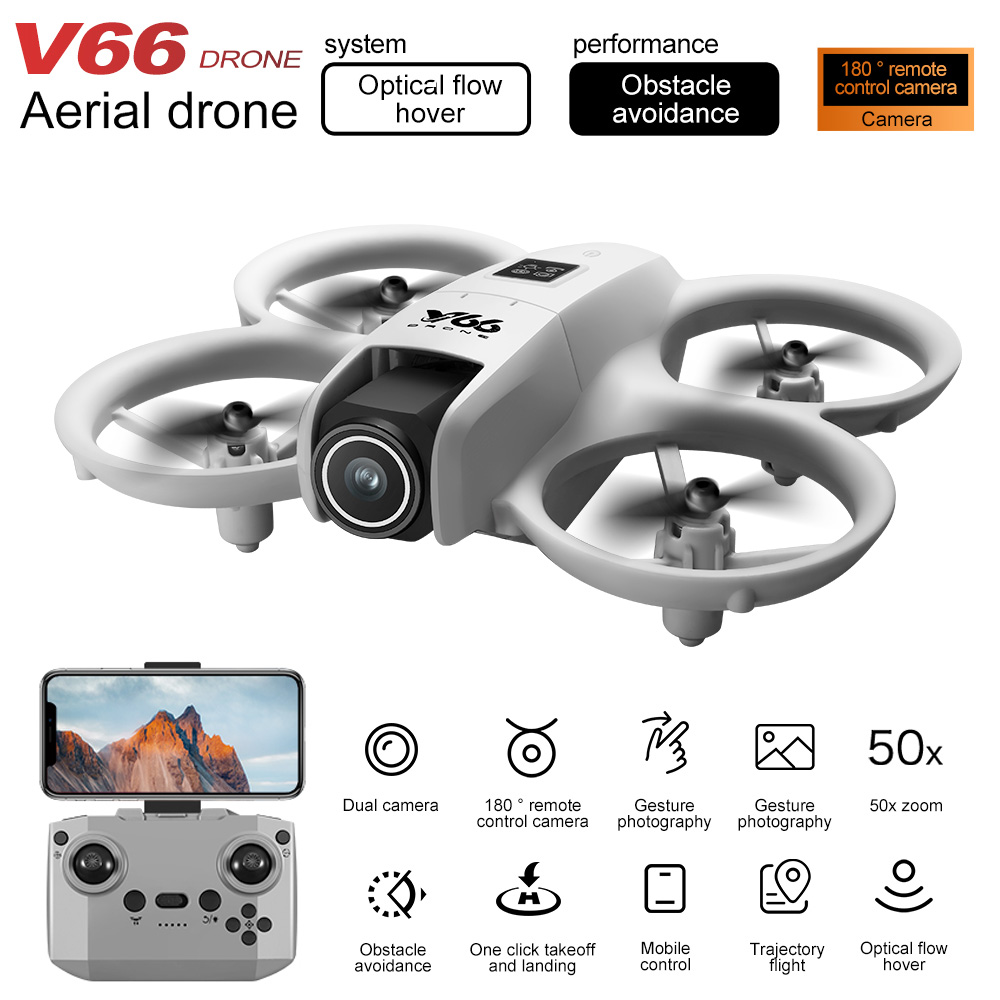 New V66 Mini Drone HD Camera 4 - Drone Video Production 评论和价格