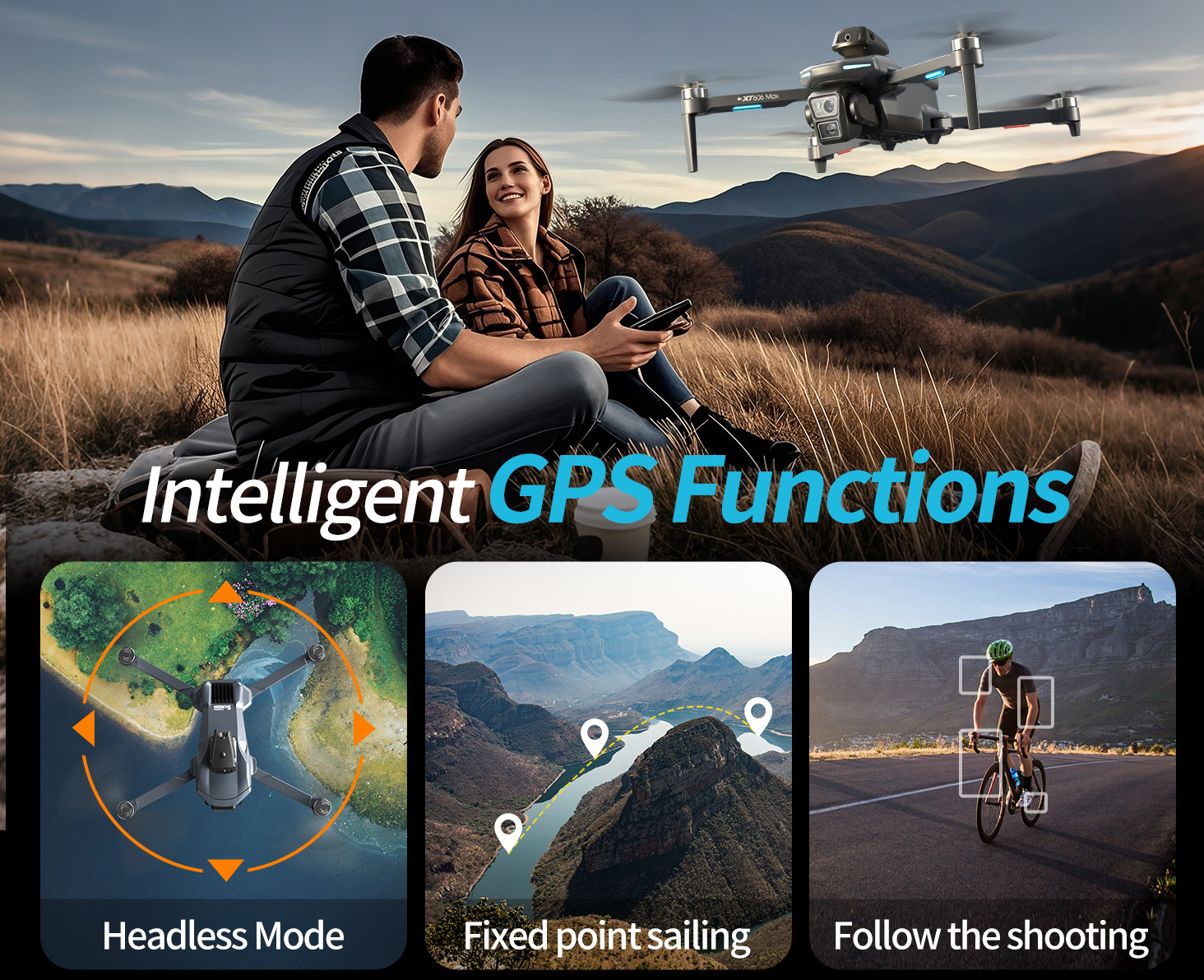 XT606 MAX 3 battery Drone 4k 8 - Drone Multispectral 评论和价格