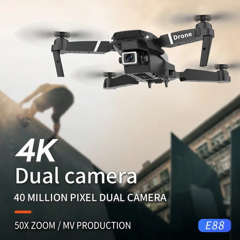 E88 ProIntelligent Folding Dro - Drone Aerial Photography 评论和价格