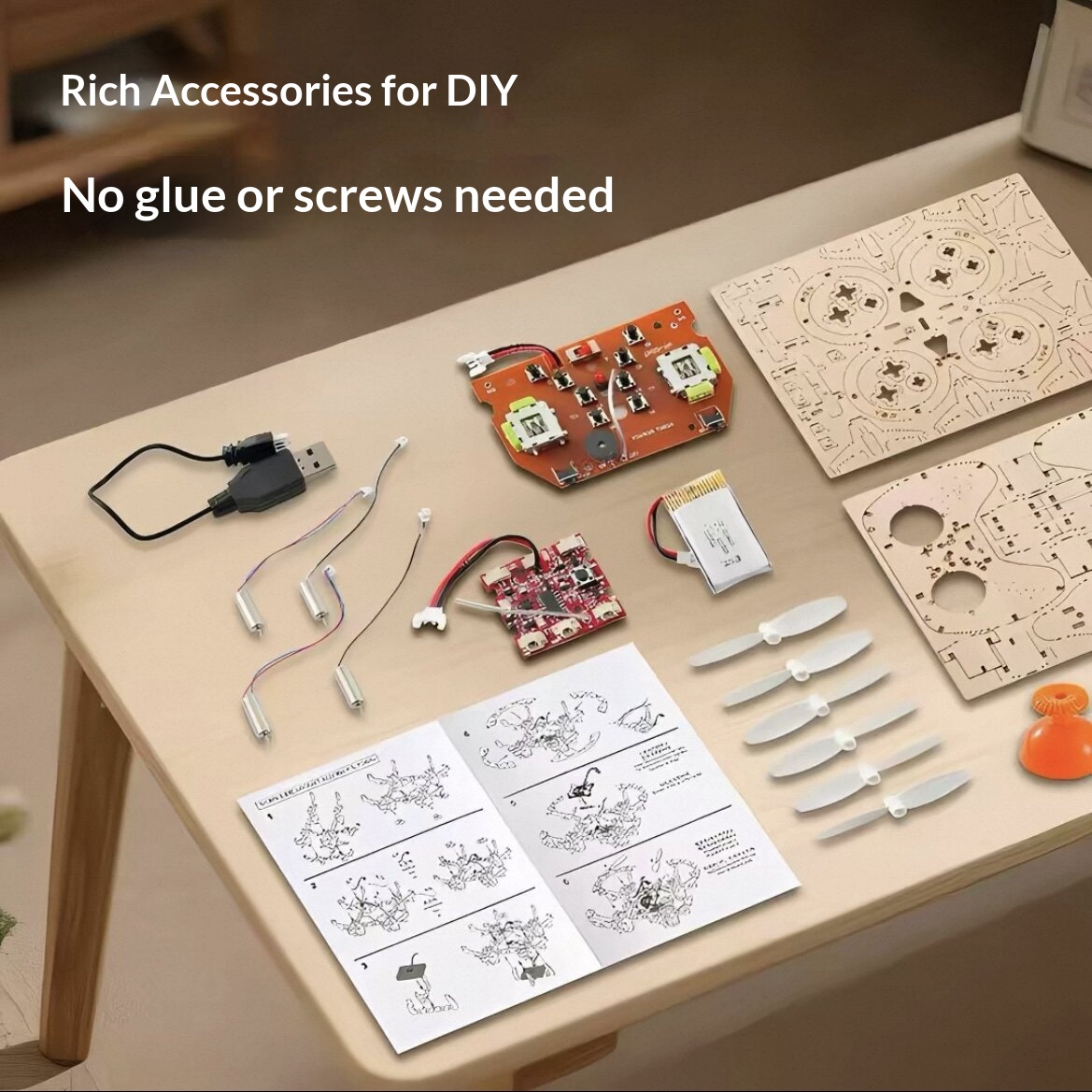 2026 New Wooden DIY Assembled  - Drone Aerial Photography 评论和价格