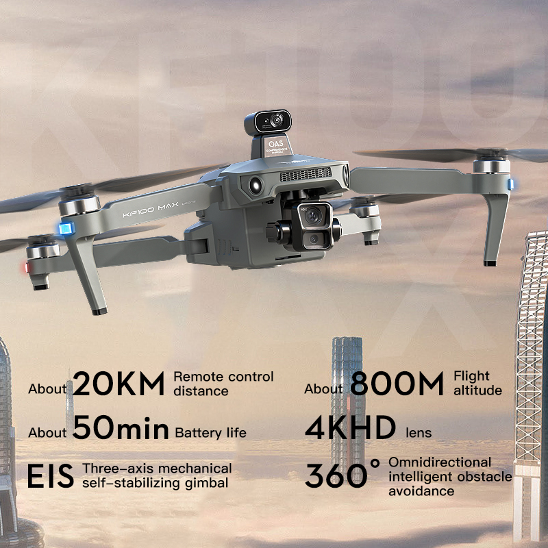 SJRC KF100 MAX 8K UHD Photo HD - Drone Video Production 评论和价格