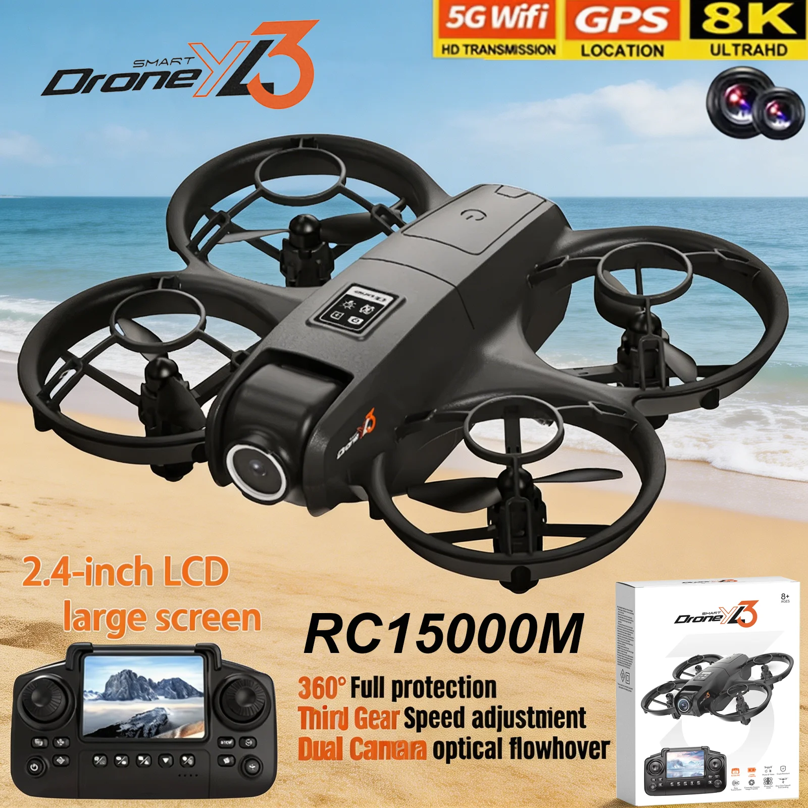 New YL3 RC Drone 8K 1080P Wide - Drone Mapping 评论和价格