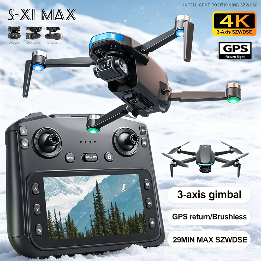 New S-X1 MAX Drone GPS 8K Prof - Drone Surveying 评论和价格