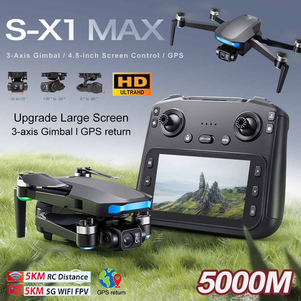 New S-X1 MAX Drone GPS 8K Prof - Drone Surveying 评论和价格