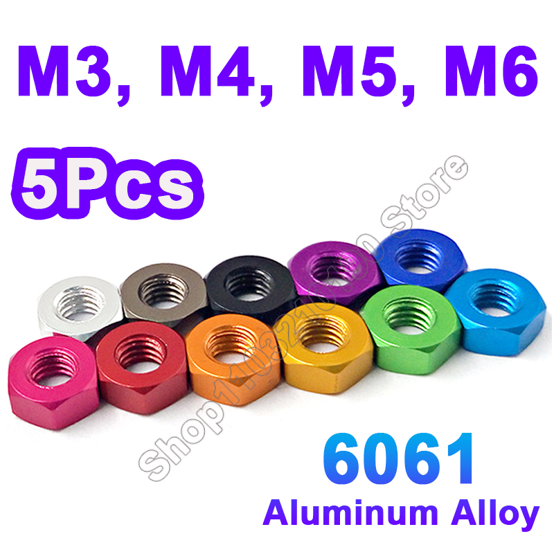 5pcs M3 M4 M5 M6 Anodized Colo - Drone 3D Modeling 评论和价格